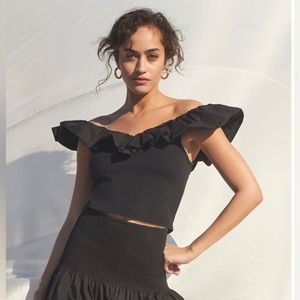 Made X Anthropologie crop top